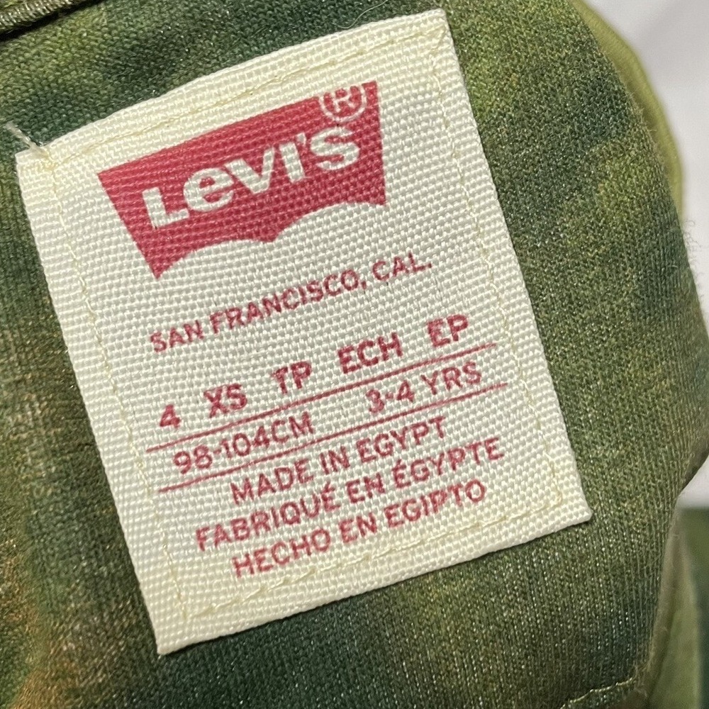 Levi's Boys Long Sleeve Camouflage Print T-Shirt Top - Picture 5 of 7